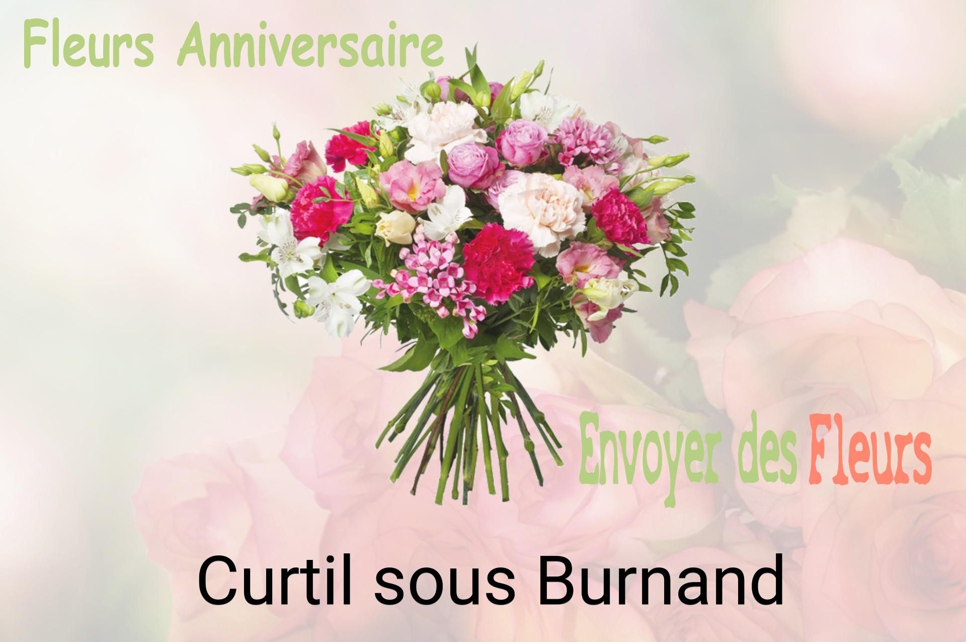 Bouquet de fleurs d’anniversaire livré à Curtil-sous-Burnand